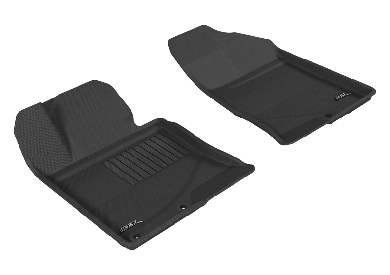 Hyundai Sonata Hybrid Floor Mats - Front - 3D MAXpider - Kagu - Gray - 2015